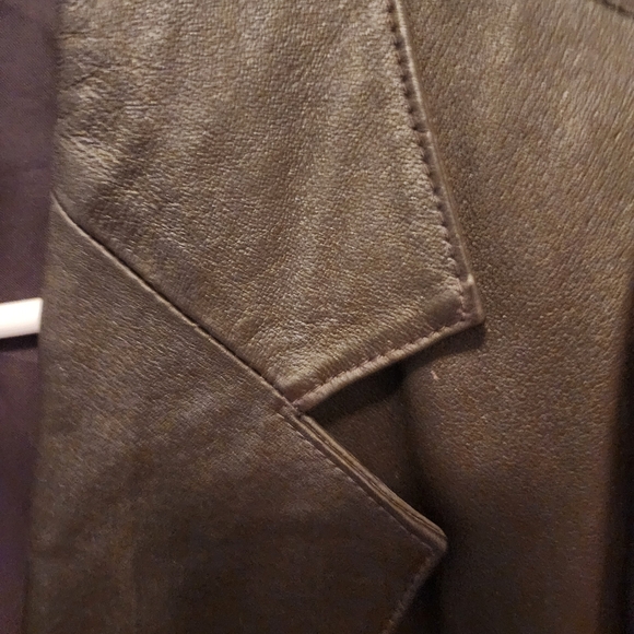 Real Leather Coat - Picture 2 of 4